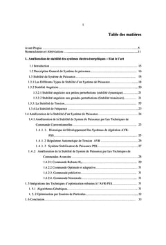 Controle Robuste des Generateurs Synchrones par Metaheuristiques