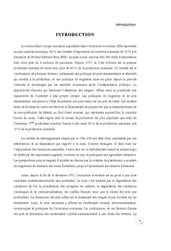 Crise cacaoyère et stratégies des producteurs au Sud-Ouest ivoirien