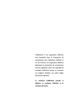 Les expectatives reflexives dans la diffusion de la connaissance