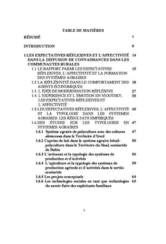 Les expectatives reflexives dans la diffusion de la connaissance