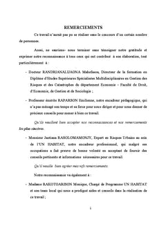 L'utilite de la RRC dans la planification urbaine: Cas du PALoS