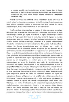 L'univers du roman écologique