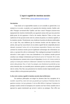 Recueil d'articles philosophiques 1