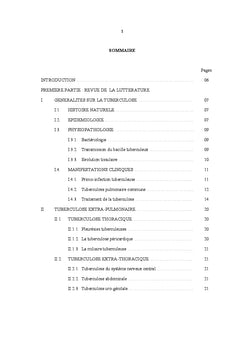 Tuberculoses extra-pulmonaires