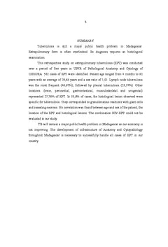 Tuberculoses extra-pulmonaires