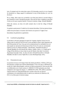 La Morphologie Nominale Du Krobou: Langue Kwa De cote D'Ivoire