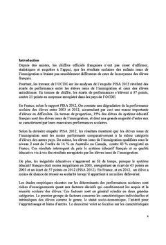 Determinants des performances scolaires en France et au Royaume Uni