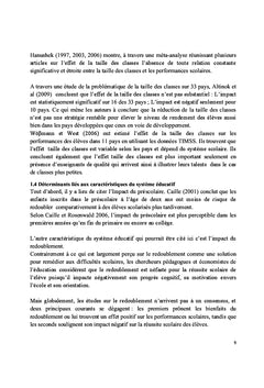 Determinants des performances scolaires en France et au Royaume Uni