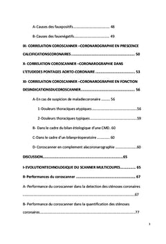 Performances, Limites et Implications Pratiques du Coroscanner