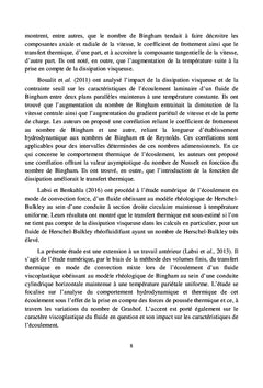 Convection mixte dans une conduite traversee par un fluide de Bingham