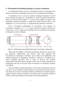 Convection mixte dans une conduite traversee par un fluide de Bingham