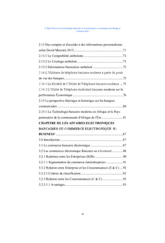 La technologie bancaire moderne et la performance économique des banques