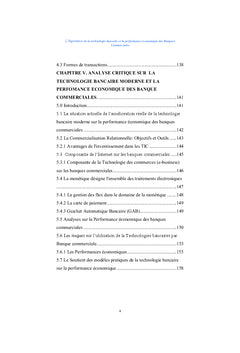 La technologie bancaire moderne et la performance économique des banques