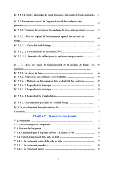 Elaboration du processus technologique des machines de forage