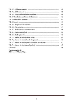 Elaboration du processus technologique des machines de forage