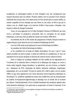 Le FLE, entre la scène et la société