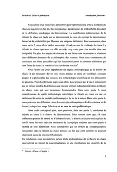Theorie du Chaos et philosophie