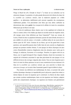 Theorie du Chaos et philosophie