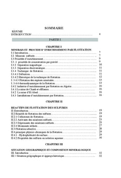 Caractérisation et valorisation du minerai Pb/Zn d'Amizour (Algérie)