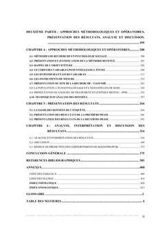 Attitudes et changement de comportements sexuels face au VIH/Sida