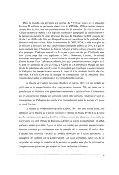 Attitudes et changement de comportements sexuels face au VIH/Sida