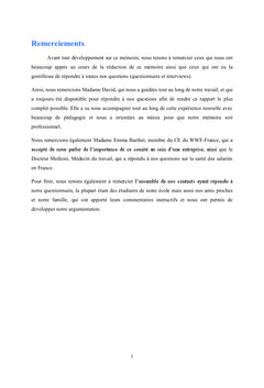 Le bien-être au travail