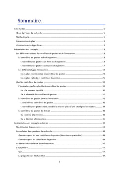 Controle de gestion et strategies d'innovation