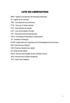 Imposition des revenus dans la convention fiscale franco-camerounaise