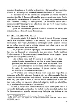 Imposition des revenus dans la convention fiscale franco-camerounaise