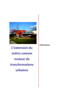 L'extension du métro comme moteur de transformations urbaines
