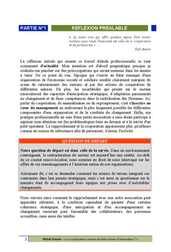 La coopération comme dernière forme d'innovation ?