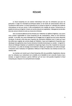 Conception et mise en place d'application cloud sur Google App Engine