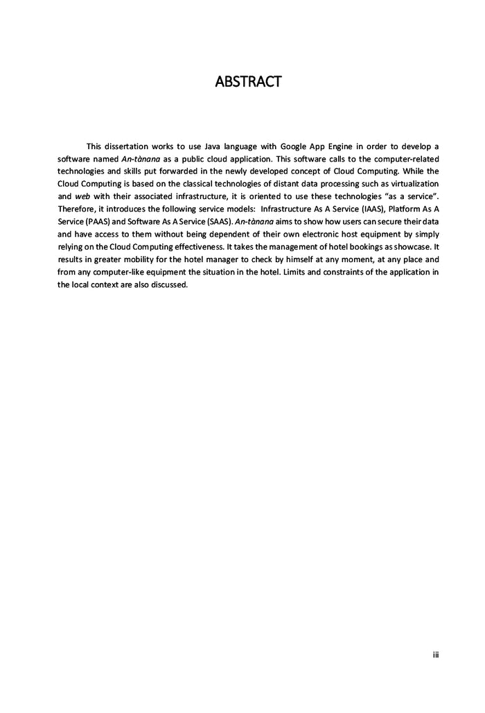 Conception et mise en place d'application cloud sur Google App Engine