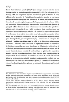 Le rôle du conseil agricole dans la gouvernance coopérative