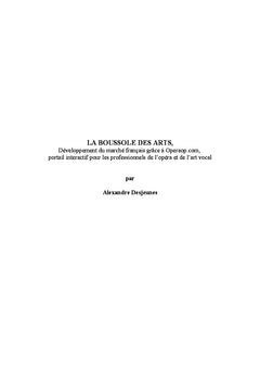 Opéra Opportunité