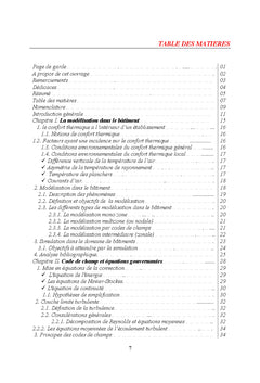 Etude de la sensibilite des resultats aux conditions aux limites