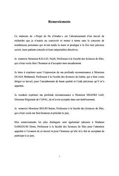 Evolution de la dynamique littorale dans le Golfe de Gabès, Tunisie