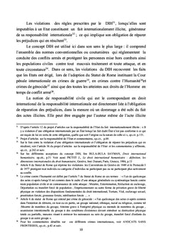 Droit à la réparation des dommages dus aux graves violations du DIH