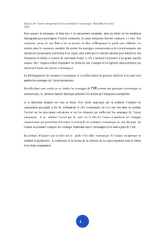 Impact de l'union europeenne sur la croissance economique