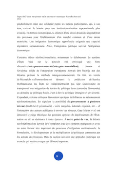 Impact de l'union europeenne sur la croissance economique
