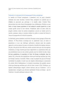 Impact de l'union europeenne sur la croissance economique