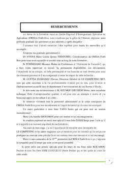 Impact socio-economique de l'assainissement