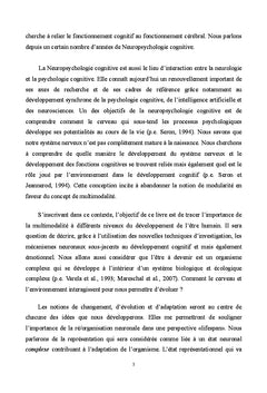 Contribution A la comprehension des representations multimodales