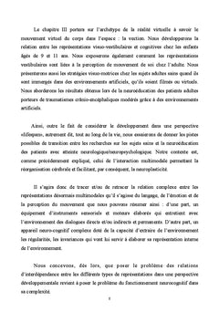 Contribution A la comprehension des representations multimodales