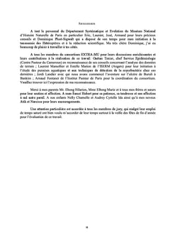 Punaises aquatiques du Cameroun et ecologie de Mycobacterium ulcerans