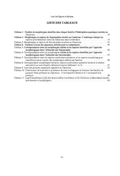 Punaises aquatiques du Cameroun et ecologie de Mycobacterium ulcerans