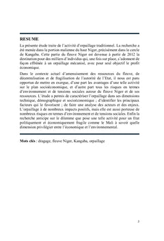 L'orpaillage dans le Niger superieur au Mali