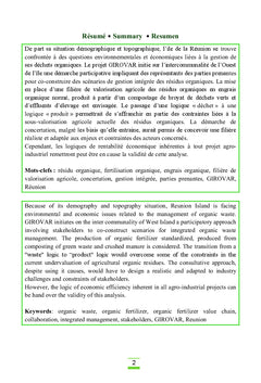 Co-construction d'une filière de valorisation agricole à la Réunion