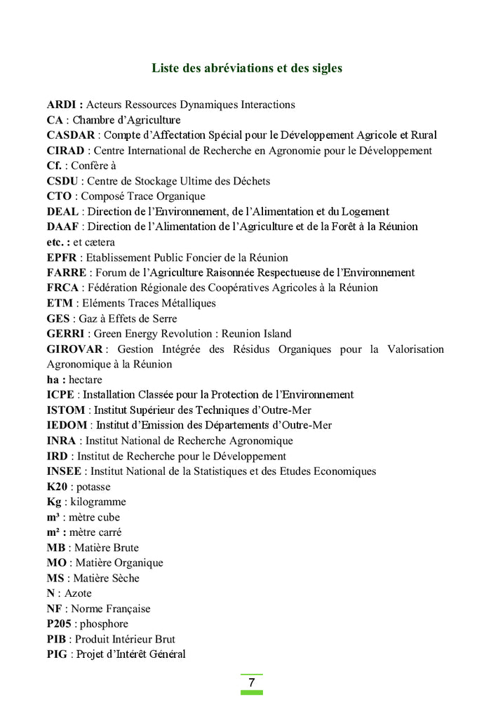 Co-construction d'une filière de valorisation agricole à la Réunion