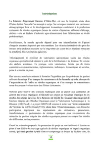 Co-construction d'une filière de valorisation agricole à la Réunion